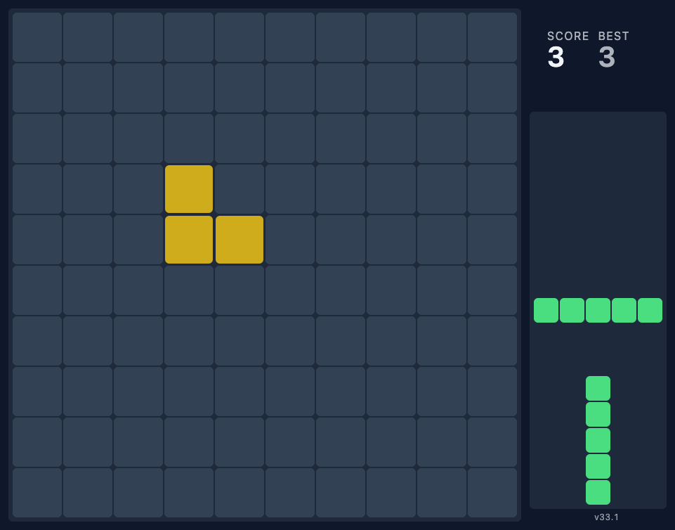 10Block game screen
